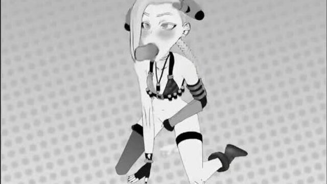 Jinx has fun with dicks (by skuddbutt with sound by mikaelya)