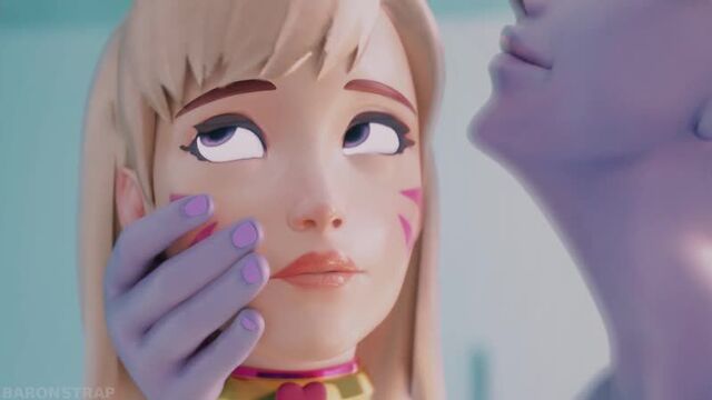 Widowmaker kissing d.va wm 1080p