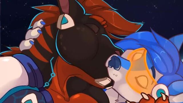 2d yiff by jasonafex furry porn sex e621 fye straight in space wolf o gravity dragon