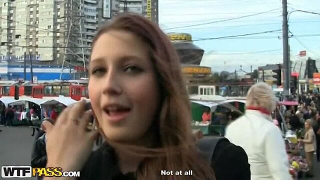 Real public sex video with redhead - irene