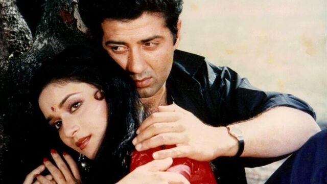 Main teri mohabbat mein - tridev. sunny deol, madhuri dixit