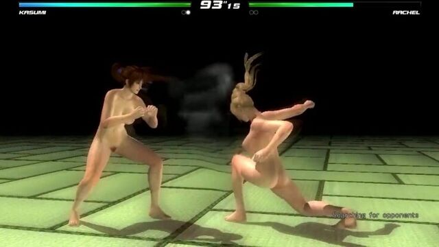 Dead or alive 5: last round — kasumi vs rachel (nude mod)