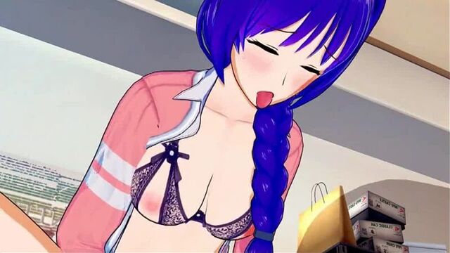 Hot anime milf akiko minase dominates you