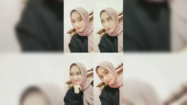Viral full video si cantik jilbab oppai gede