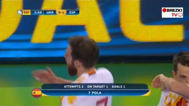 06.02.18 | чемпионат европы 2018 | футзал | украина - испания | pola 0-1