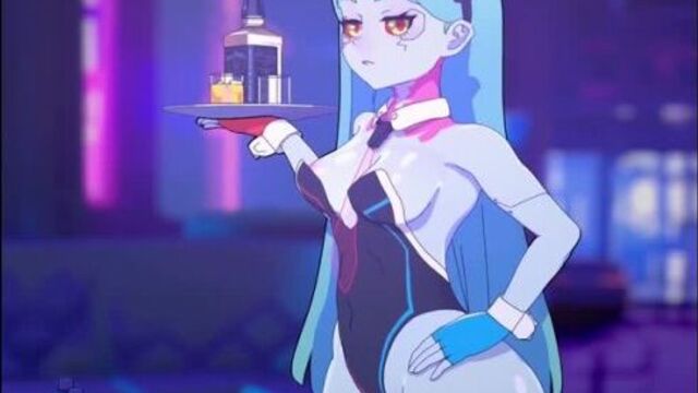 Waitress rebecca cyberpunk 2077 - официантка ребекка порно хентай porno henta