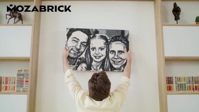 Превращайте любые фотографии в картину из конструктора. mozabrick - универсальный фотоконструктор, готов к сборке по любому фото