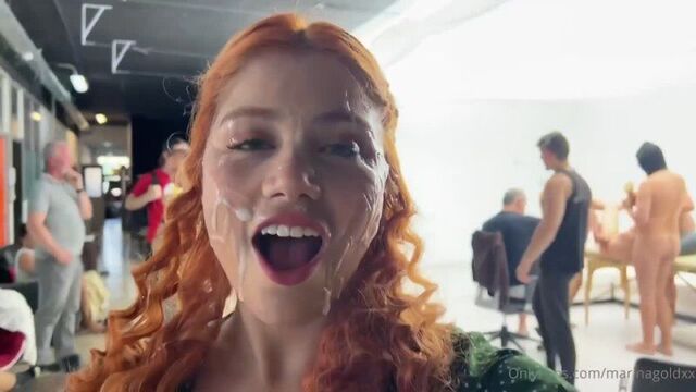 Onlyfans marina gold - onlyfans marina gold 5 load cumwalk bukkake, blowjob, facial, swallow, teen