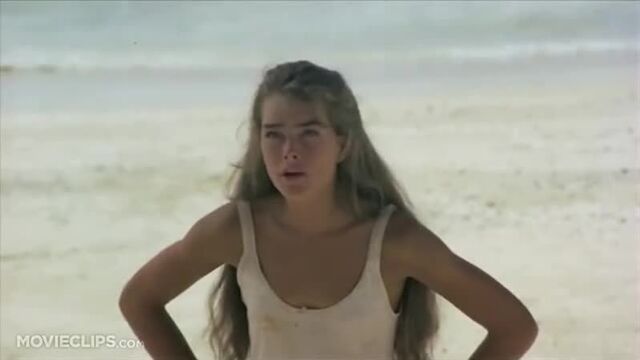 Брук шилдс и кристофер аткинс в фильме "голубая лагуна" (1980)