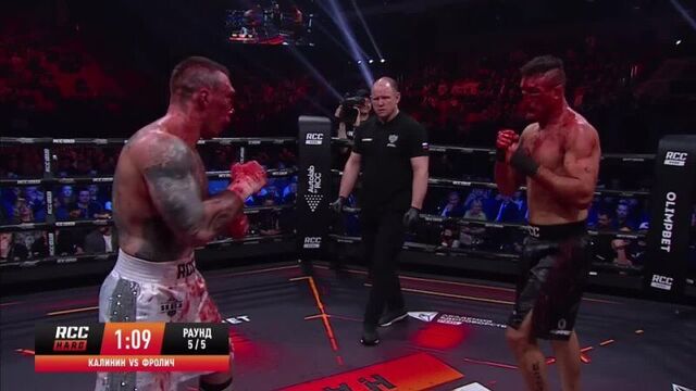 Кратос vs фролич безумная рубка на голых кулаках rcc hard бой вечера