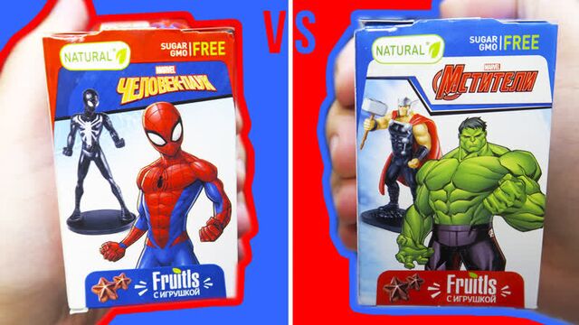 Свит бокс человек паук против мстители! sweet box