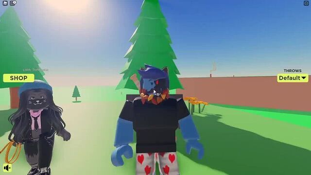 [кот леонард] я бросил лиллит / throw people simulator lol roblox