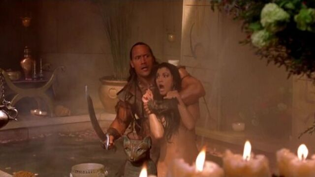 Келли ху (kelly hu nude scenes in "the scorpion king" 2002)