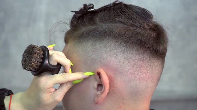 Мужская стрижка side part - мелех алла arsen dekusar studio