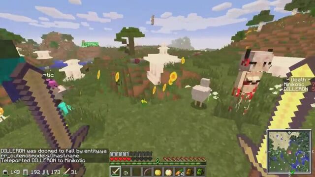 Ч.14 опасные битвы в minecraft - абисал демон босс (wildycraft) - dilleron play