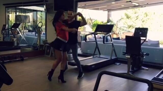 Джорджина родригес танцует сальсу