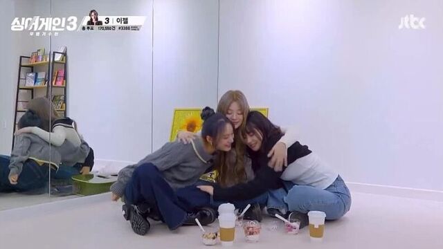 Встреча сэын (stayc), джихан (weeekly) и эджель в шоу «sing again 3»