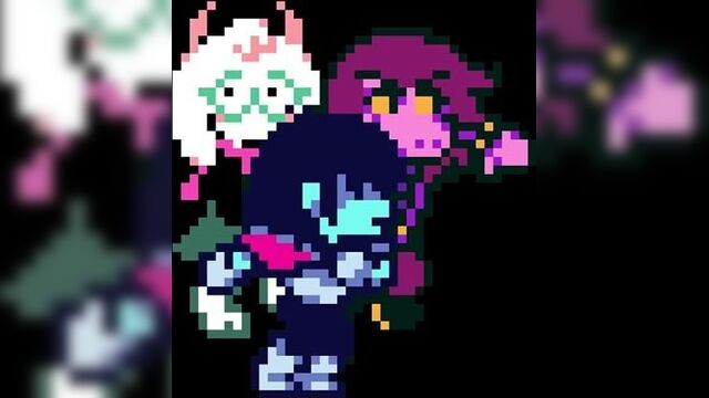 Sneaking deltarune (unused) сьюзи, ральзея, крис крадутся. крадутся дельтарун
