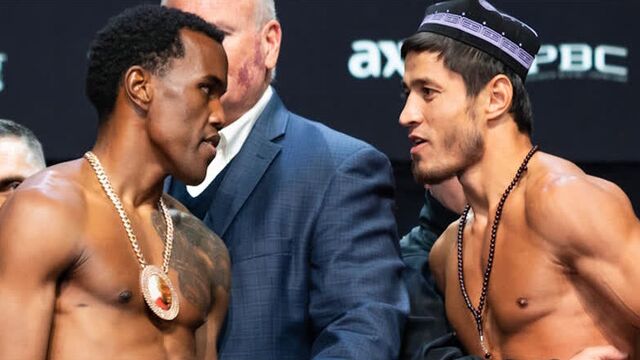 Взвешивание перед боем субриэль матиас - шохжахон эргашев