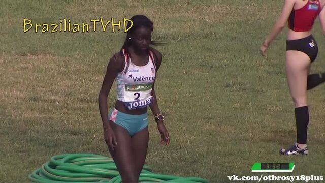 Fatima diame - triple jump 2018 - красавица с сочной попкой на соревнованиях