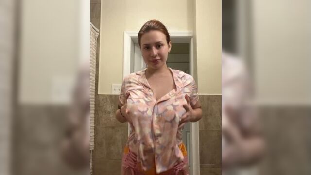 Sp00kytitties big tits большие сиськи в душе белье эротика milf lingerie web onlyfans 5