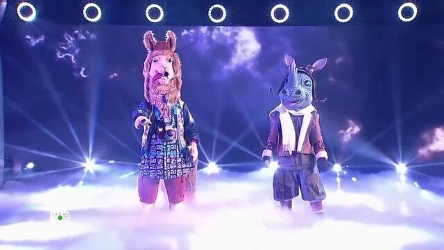 "маска". носорог и лама - nessun dorma