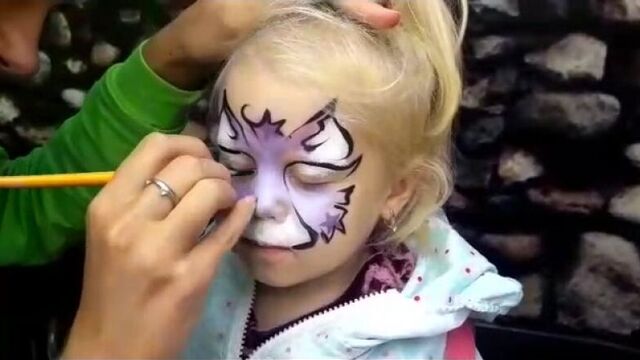 Аквагрим кошка