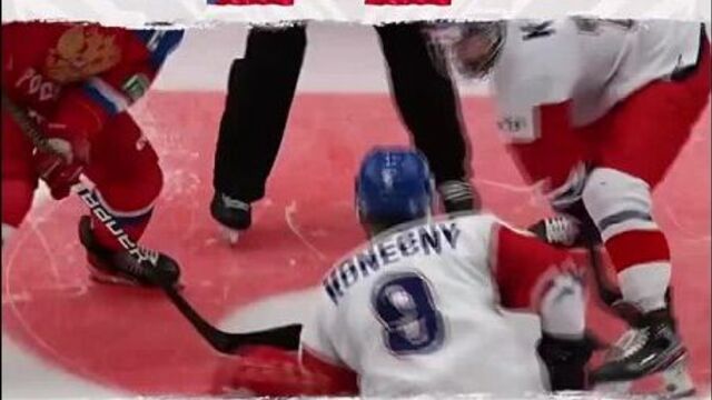 Россия vs чехия / счёт 5:3 / наша победа !