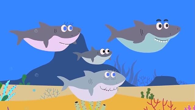 Акуленок развивающая детская песня-мультик про животных