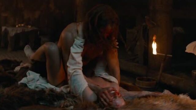 Александра бортич - секс в фильме викинг