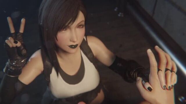 Tifa facial_goth black (audio) 3d porn