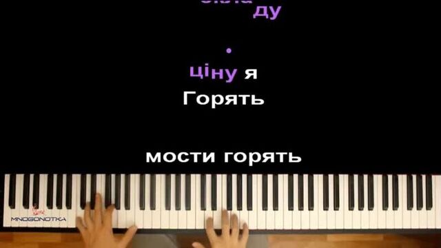 Kazka - плакала пиано-караоке