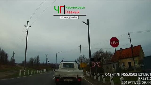 Остановка задним бампером после стоп-линии. советск. 22-11-19