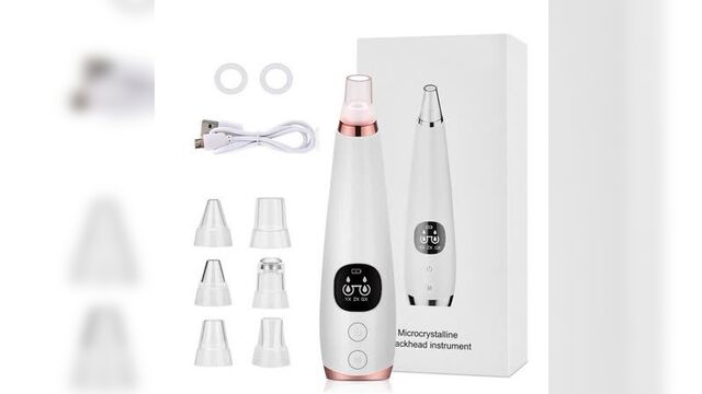 Вакуумное удаление прыщей и угрей на лице, черных точек.