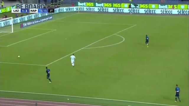 Sarri’s napoli starting attack from the goalkeeper