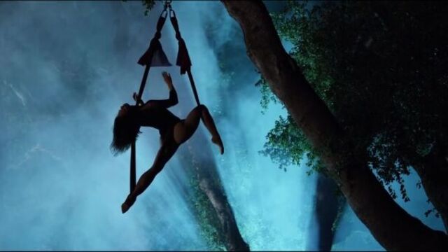 Selkie hom - aerial dancer _ upon a dream - lana del rey _ aerial hammock music video de erin brown