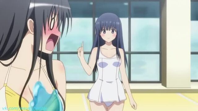 Pervert slime attacks yui hd - to love ru motto (anime, hentai, ecchi, loli, swimsuit, аниме, хентай, эччи, лоли)