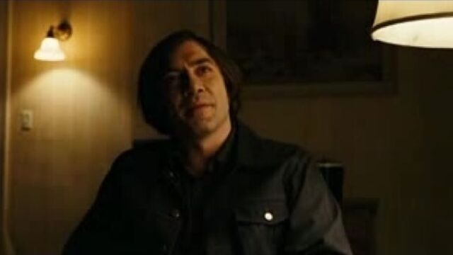 Антон чигур ведет беседу