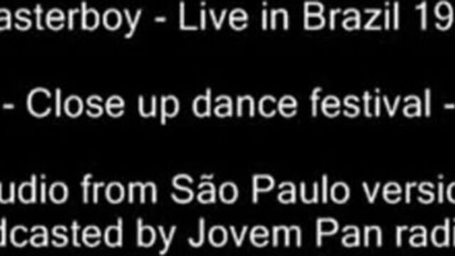 Masterboy - i got to give it up (live in brazil 1995)