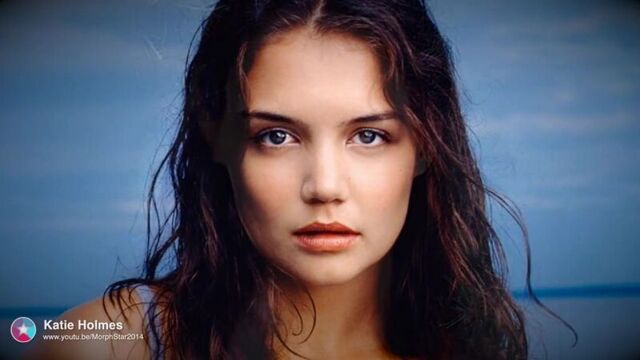 Katie holmes then and now