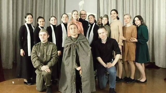 Дню победы посвящается i "строка, оборванная пулей" i спектакль юумк