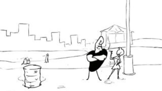 Пиплы в черном против джони бравого