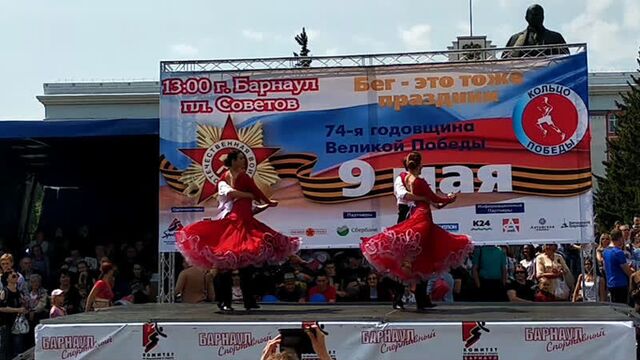 Выступление на 9 мая тренеров «магис спорт» — танец полины денисовой