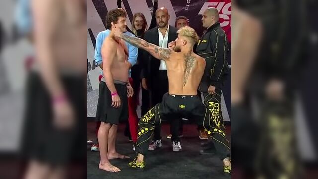 Бен аскрен vs джейк пол - битва взглядов перед боем