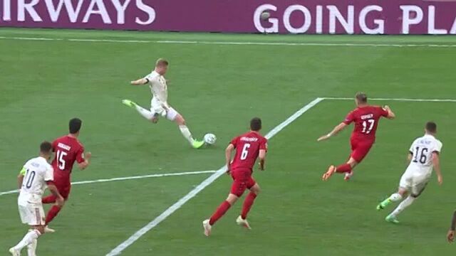 Второй гол сборной бельгии. дания — бельгия. чемпионат европы по футболу 2020