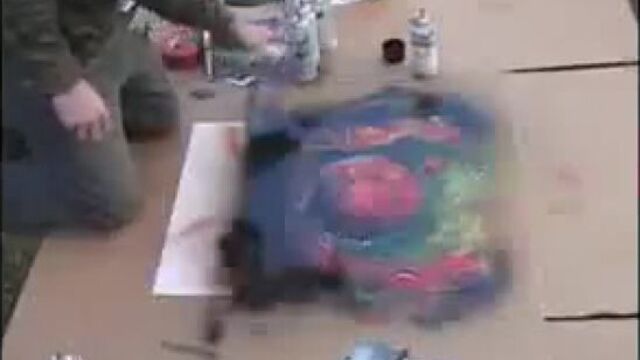 Супер! рисунок баллончиками!