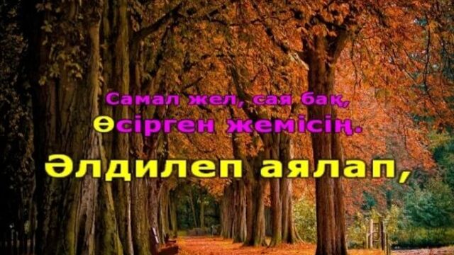 Ана туралы жыр (караоке)