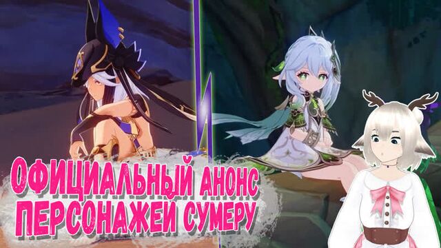 Персонажи сумеру / официальный анонс новых персонажей на ближайшие обновления геншин импакт