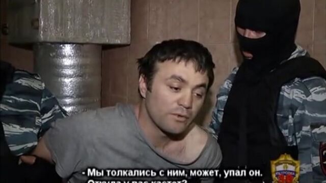 Задержание дикого дага магомеда расулова, напавшего на полицейского