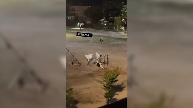 Нам джухёк и ким тэри на съёмках дорамы «2521»